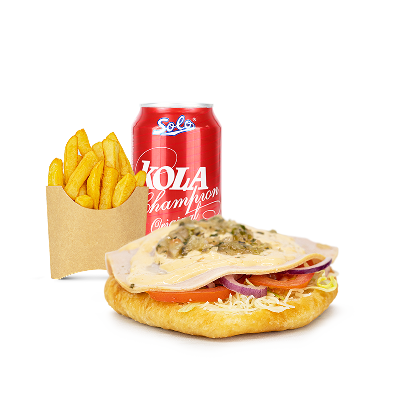 Menu bokit jambon fromage