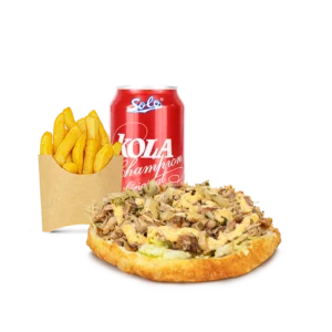 Menu bokit poulet boucané