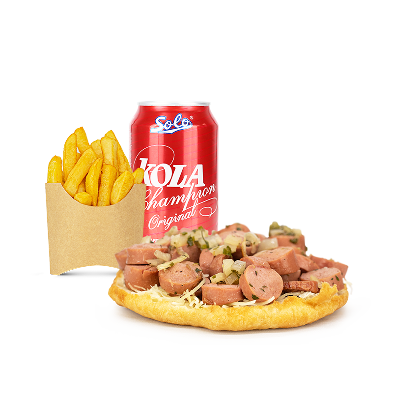 Menu bokit saucisse fromage